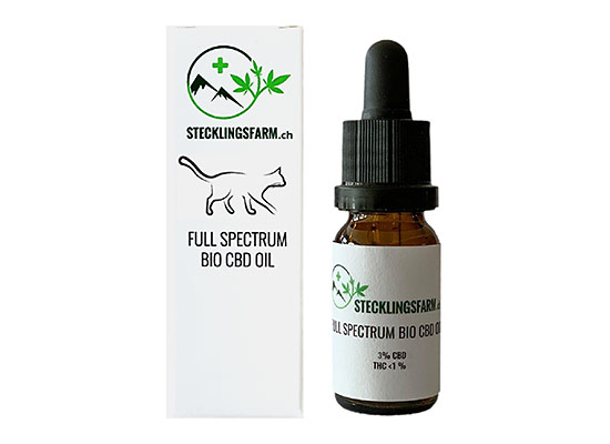 Full Spectrum Bio CBD Oil für Tiere 3%